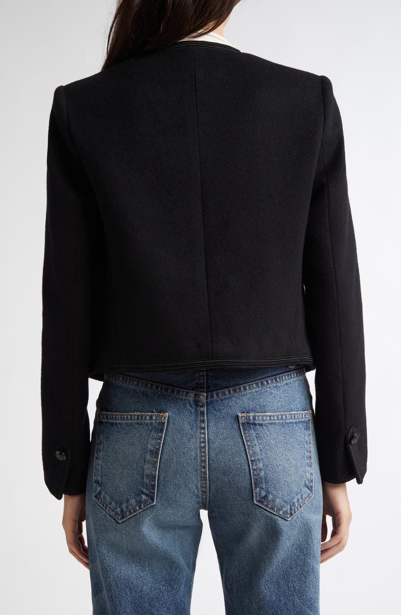 Nili Lotan Joni Virgin Wool Military Jacket, Alternate, color, 