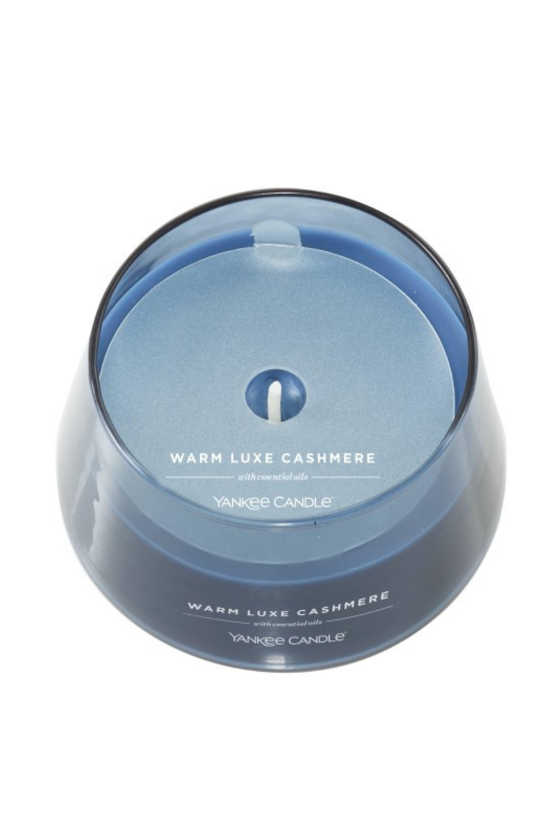 Warm Luxe Cashmere Studio Candle with Essential Oils, Set of 2, Alternate, color, Blue