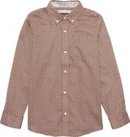 Johnston & Murphy Kids' Print Button-Down Shirt