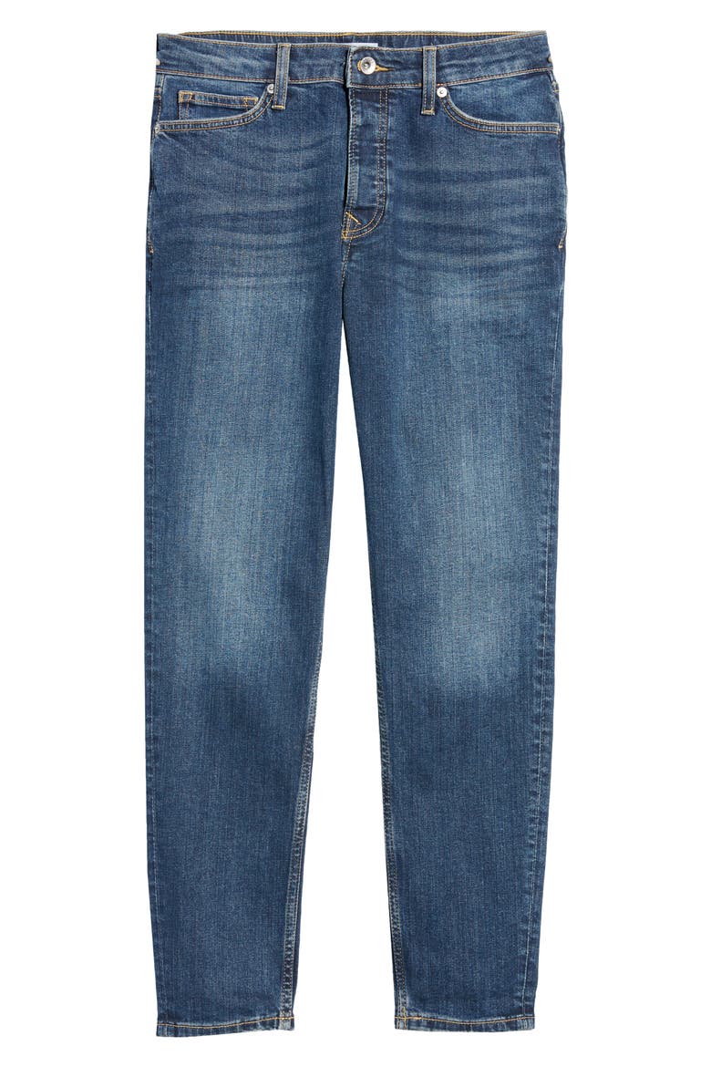 Carrot Tapered Jeans, Alternate, color, BLUE