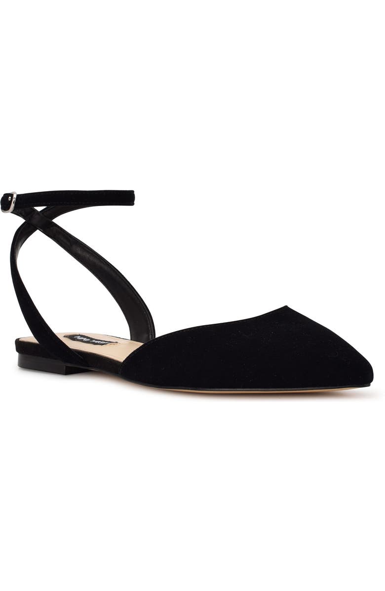 Nine West Briy Ankle Strap Flat, Main, color,