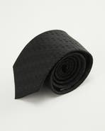 Knottery & Co Subtle Cross Silk Jacquard Tie