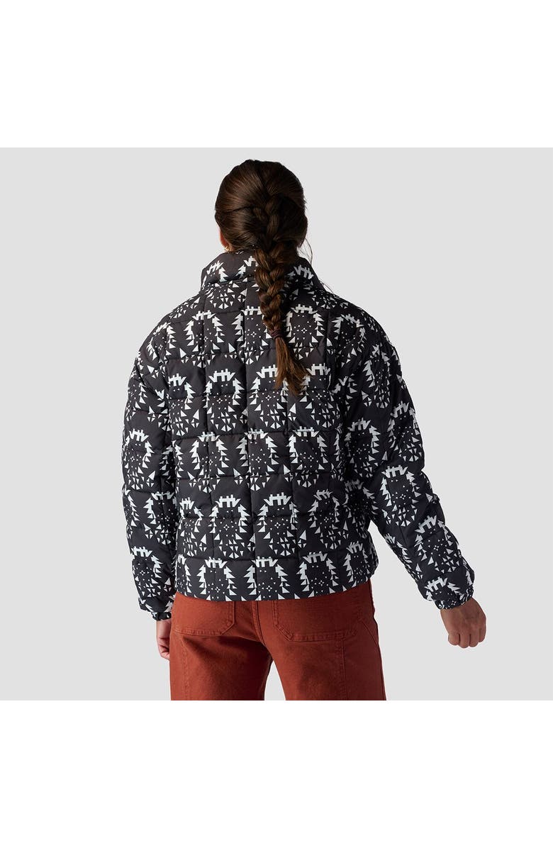 Stoic Printed Quilted Puffer - Women
s, Alternate, color, Midnight Navy Nordic Print