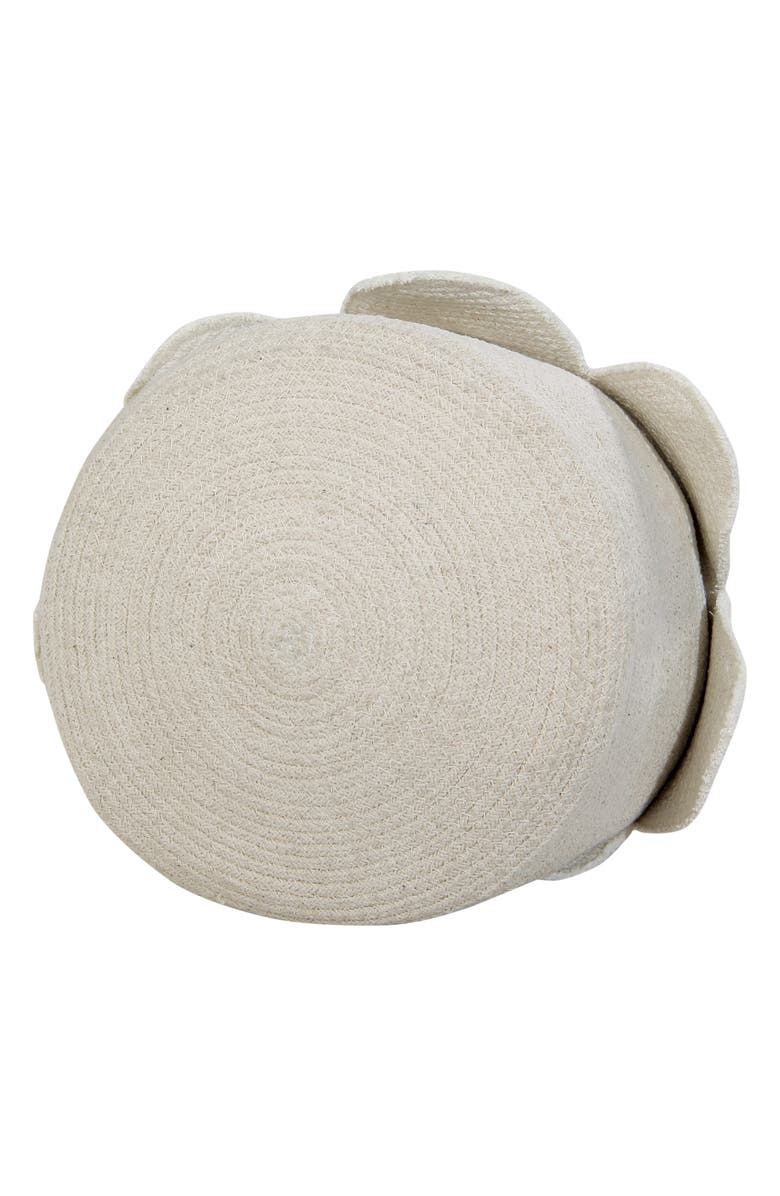 Lorena Canals Petals Basket, Alternate, color, Ivory/ Natural