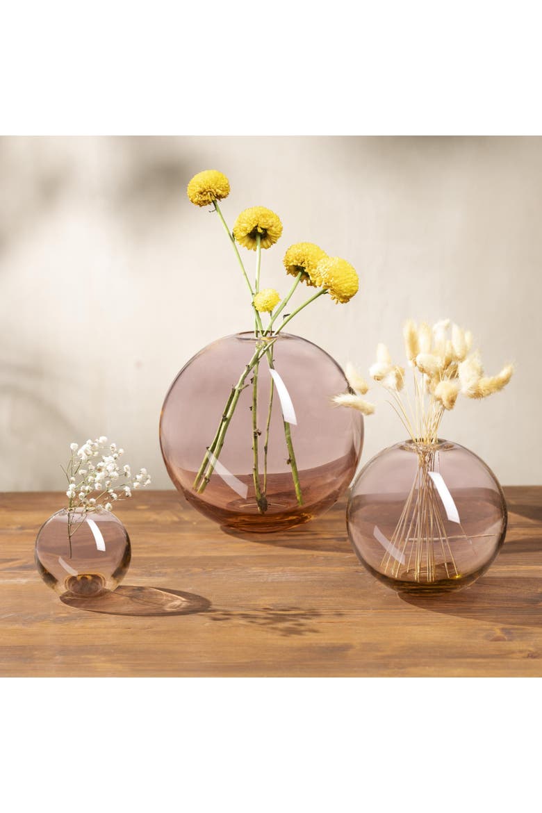 Mars Vase Small, Alternate, color, Apricot