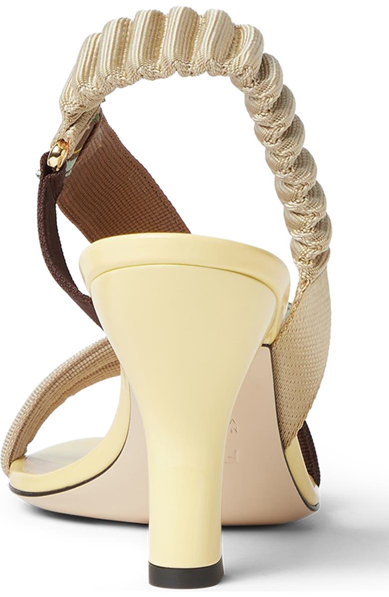 Fendi Colibri Slingback Sandal, Alternate, color, Yellow