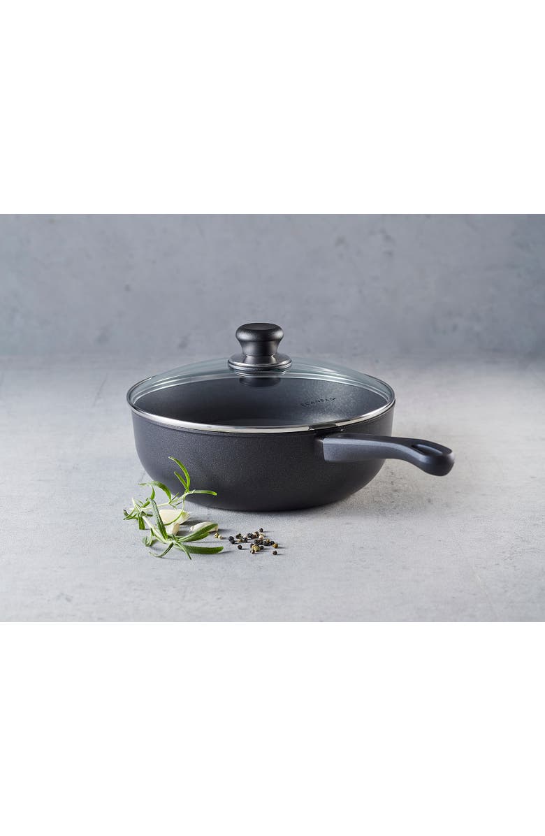 Scanpan Classic 4 Quart Deep Saute Pan With Lid, 10.25-Inch, Alternate, color, Black