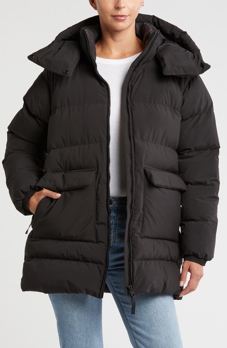 Helly Hansen Ellie Puffy Insulated Parka, Main, color, Black