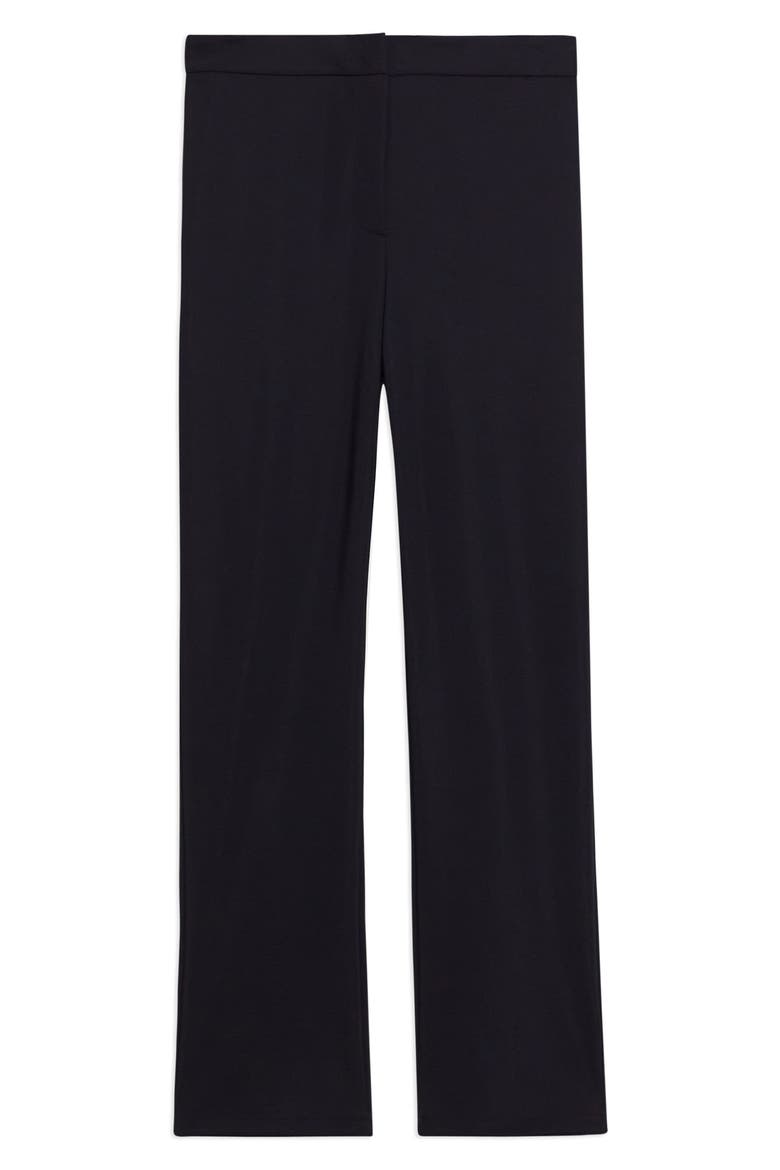 Slim Kick Crop Pants, Alternate, color, BLACK