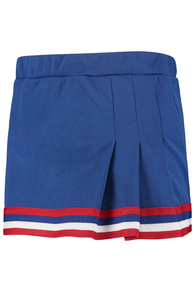 Girls Youth Royal Kansas Jayhawks Two-Piece Cheer Set, Alternate, color, Royal