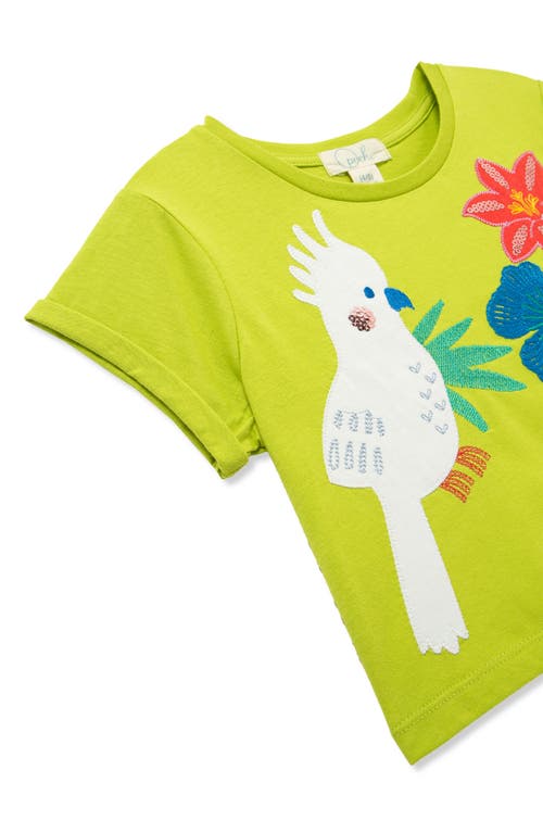 Peek Aren't You Curious Kids' Cockatoo Appliqué T-shirt & Shorts Set