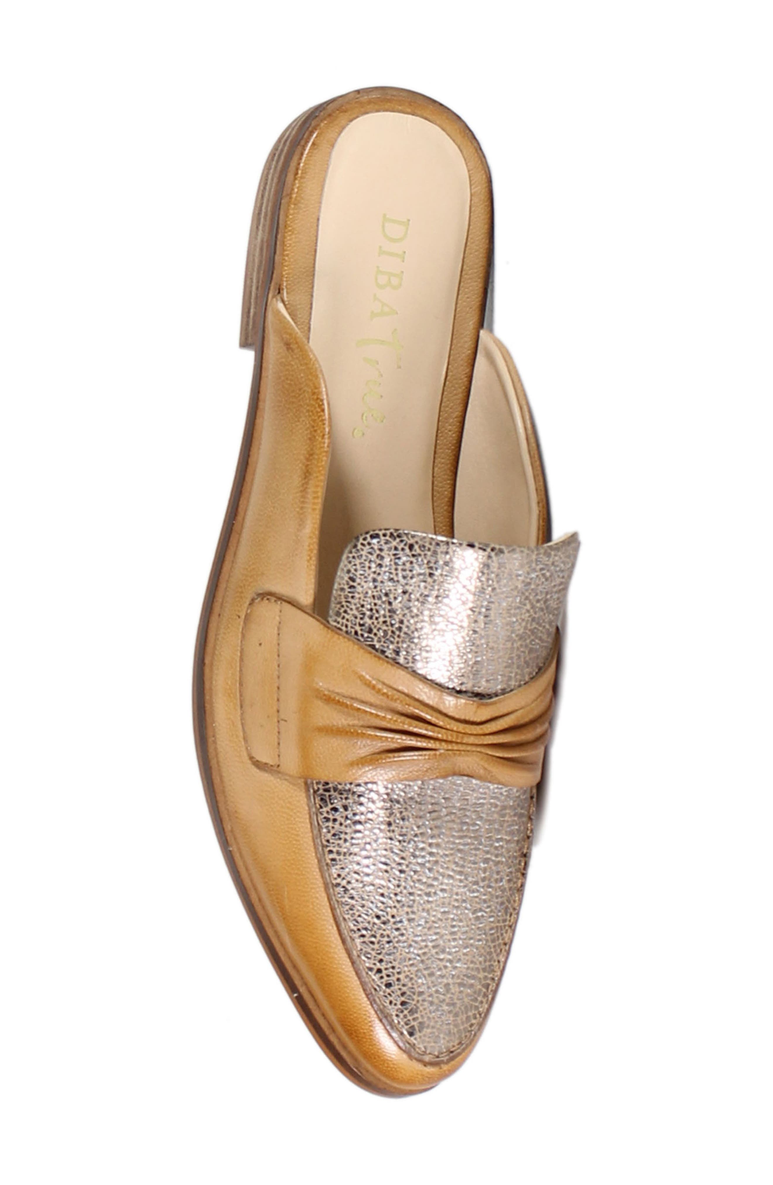 Diba True Au Pair Mule, Alternate, color, Luggage/ Gold