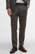 Barbour Kensington Pleated Glen Check Wool Blend Flannel Suit Pants