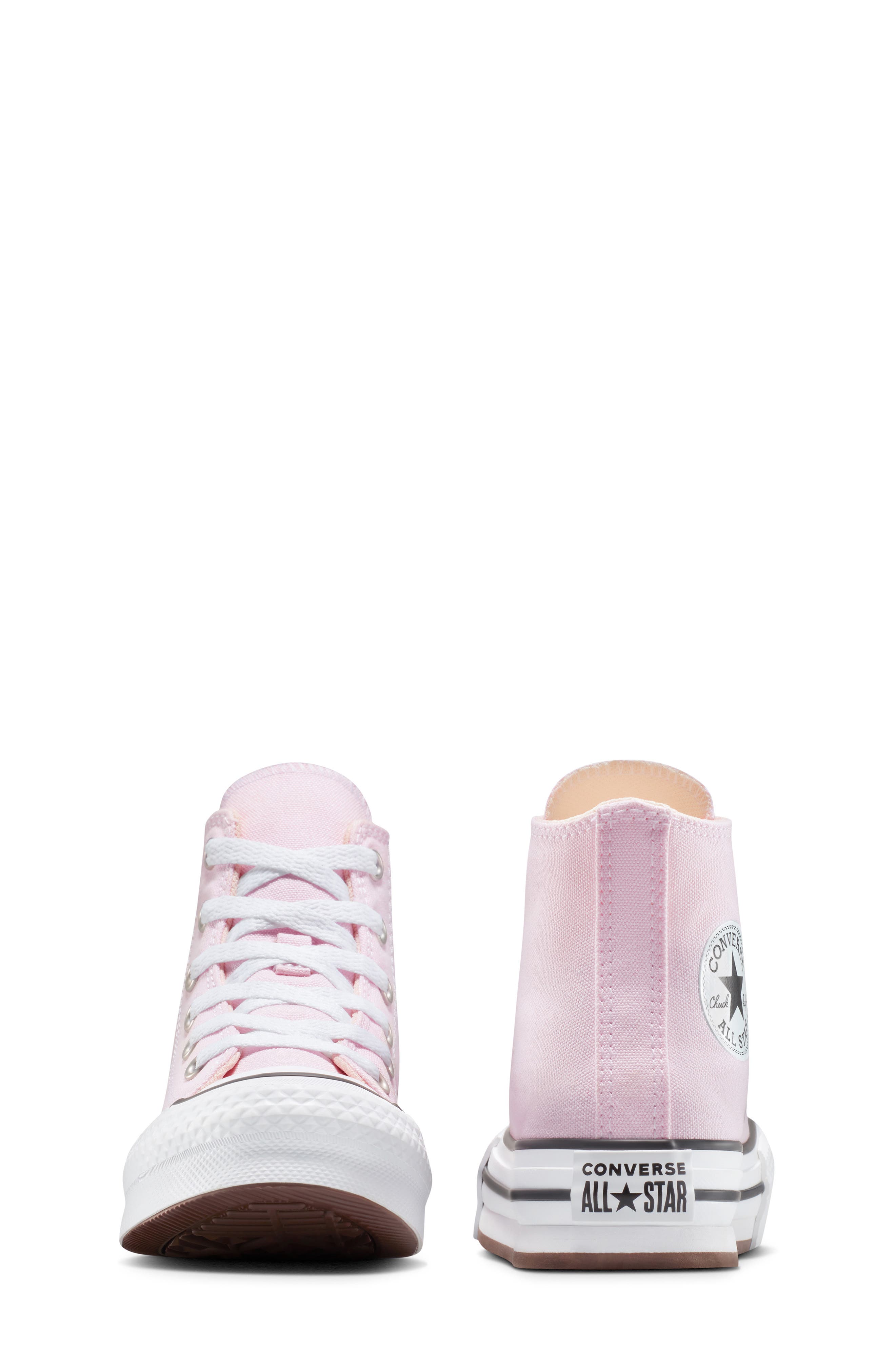 Converse Kids' Chuck Taylor All Star EVA Lift Canvas High Top Platform Sneaker, Alternate, color, Sugar Berry/ White