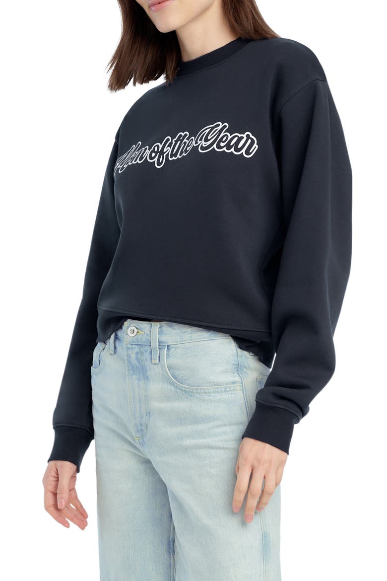 The Varsity Mom of the Year French Terry Graphic Sweatshirt, Alternate, color, NAVY