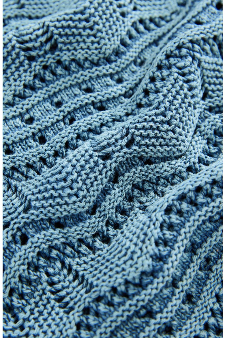 Crochet Sweater Tank, Alternate, color, BLUE