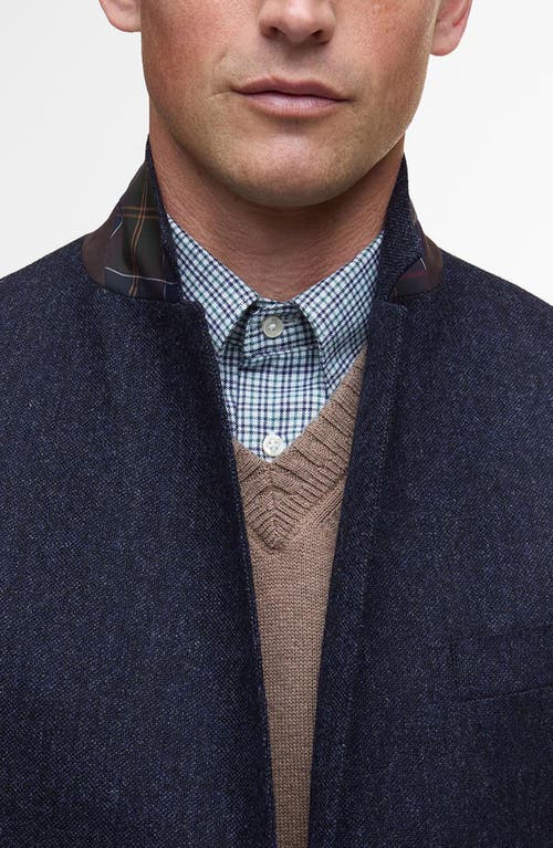 Barbour Godfrey Moons Shetland Slim Fit Blazer In Blue