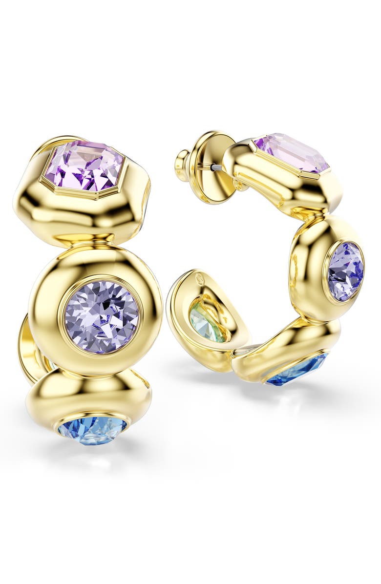 Swarovski Gema Crystal Hoop Earrings, Alternate, color, 