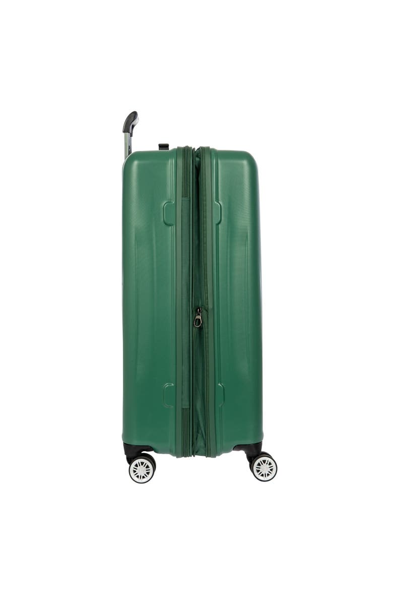Cervia Hardside Expandable 30" Large Checked Spinner Luggage, Alternate, color, Dark Emerald