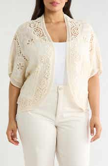 Forgotten Grace Open Front Cotton Top