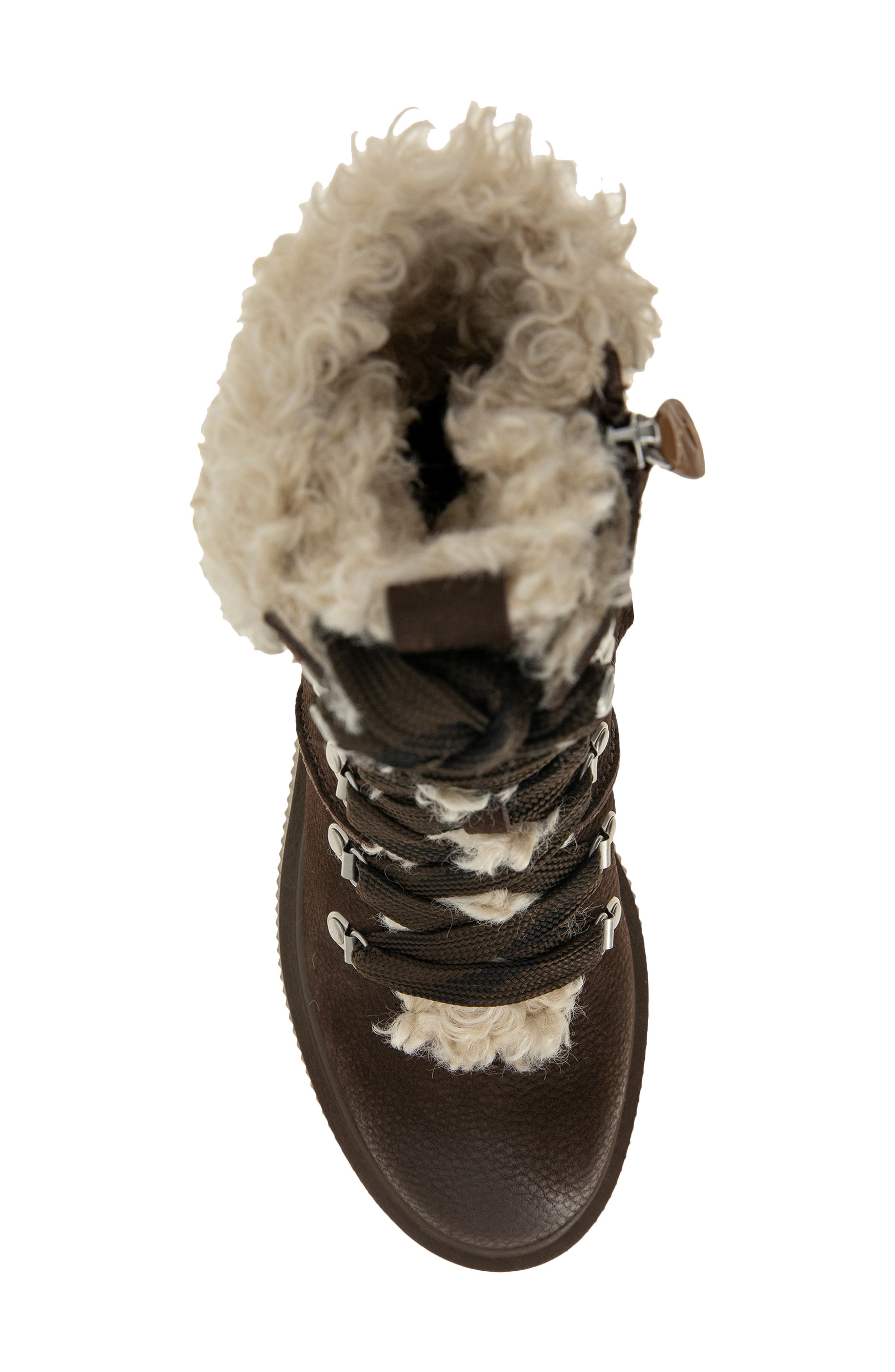 Gentle Souls Behann Faux Shearling Alpine Boot, Alternate, color, 
