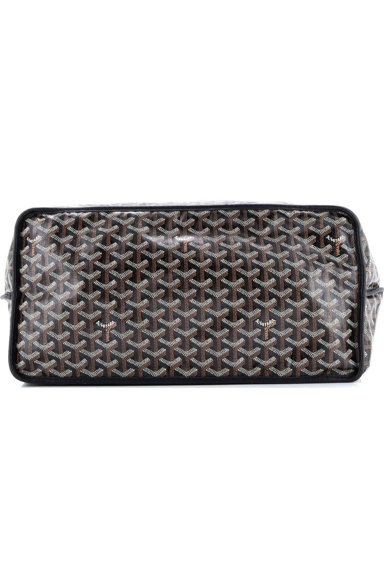 Pre-Owned Goyard Anjou Reversible Tote Coated Canvas GM, Alternate, color, Black