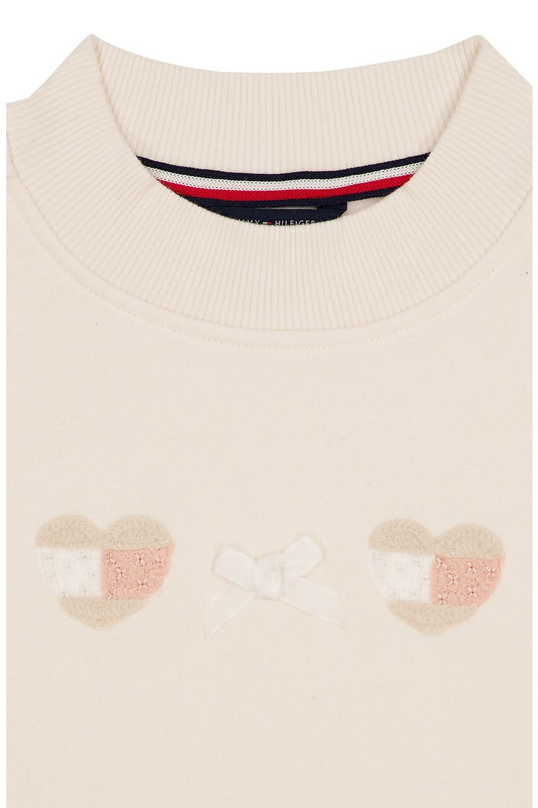 Kids' Mock Neck Fleece Sweatshirt, Alternate, color, NATURAL