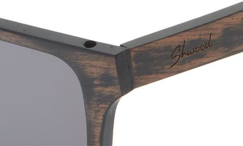 SHWOOD SHWOOD 'CANBY' 54MM ACETATE & WOOD SUNGLASSES