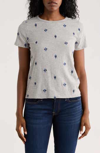 Lucky Brand Embroidered T-Shirt