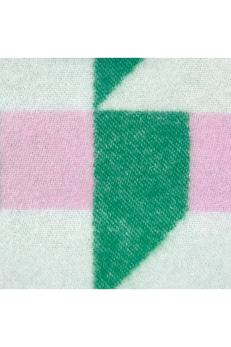 Cubics Blanket, Alternate, color, Dark Green