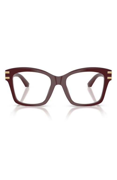 Dolce & Gabbana Eyewear Eyeglasses In Bordeaux