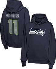 Nike Youth Nike Jaxon Smith-Njigba College Navy Seattle Seahawks Name & Number Club Fleece Hoodie