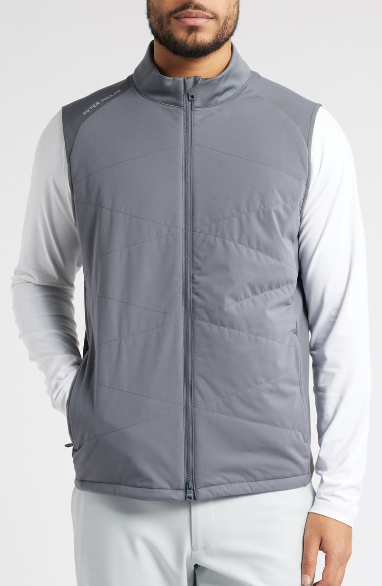 Peter Millar Fuse Water Resistant Hybrid Vest, Alternate, color,