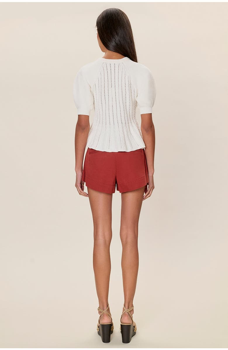 Rebecca Taylor Ella Knit Sweater, Alternate, color, Ivory