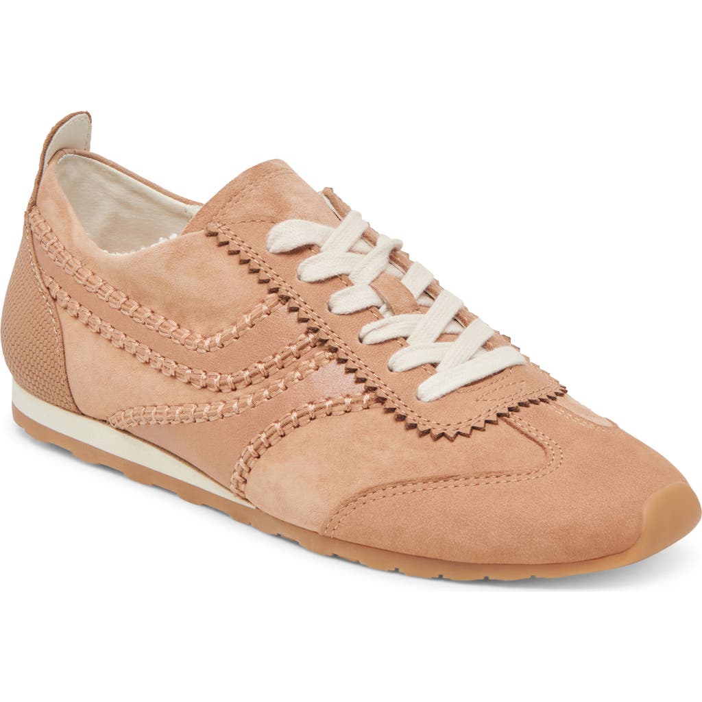 Dolce Vita Delaney Sneaker In Toffee Nubuck