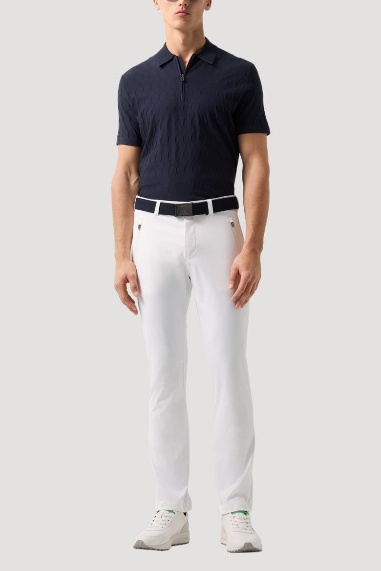Maxim Knitted Polo Shirt, Alternate, color, Navy blue