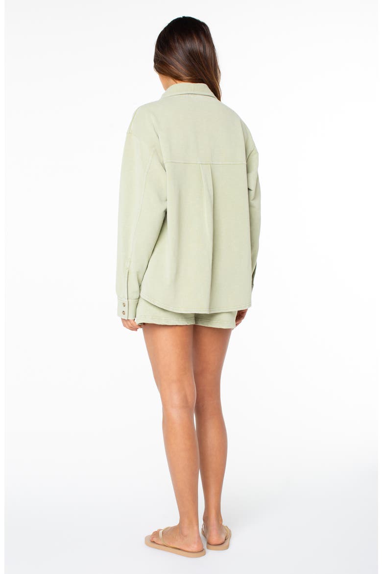 Dawn Light Button-Up Shirt, Alternate, color, SAGE