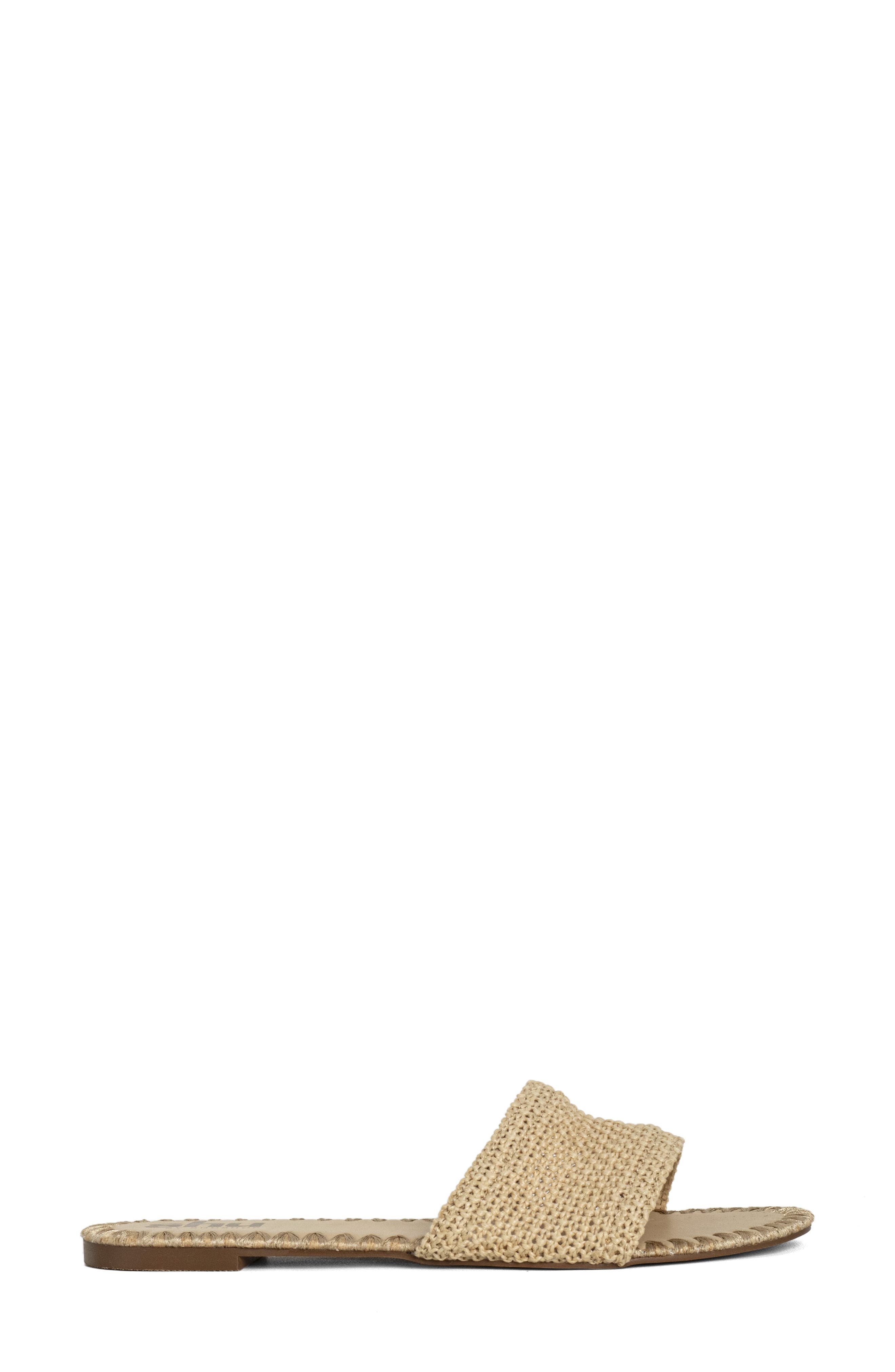 Dixie Slide Sandal, Alternate, color, BEIGE