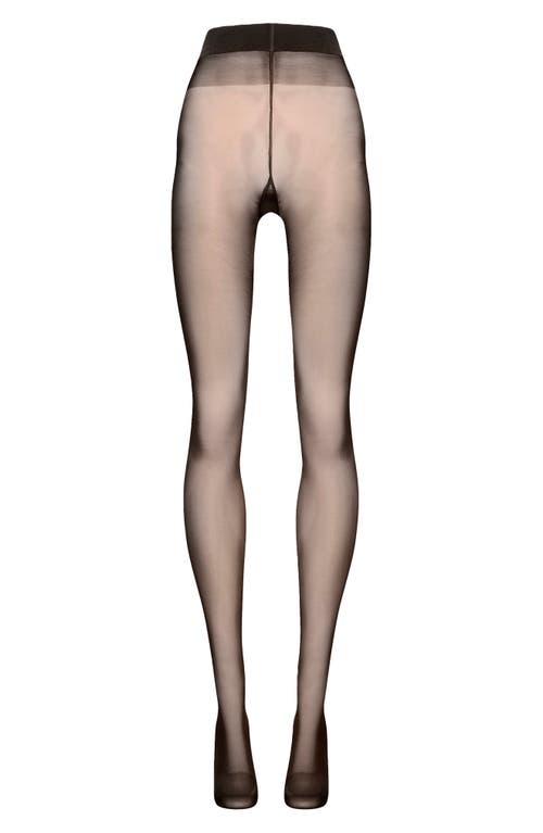 Wolford Individual Gobi 10 Denier Tights In Gray