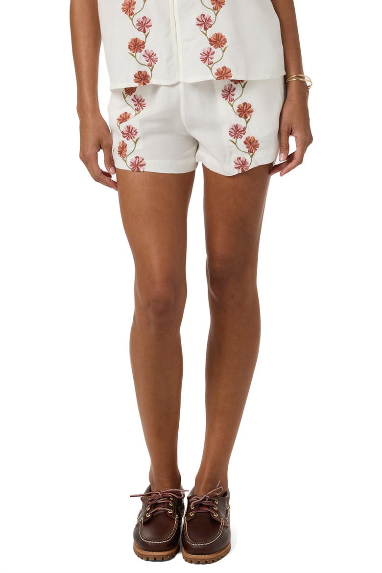 Farren Linen Blend Shorts, Main, color, TOFU