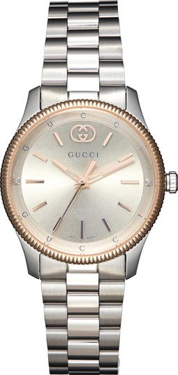 G-Timeless Diamond Slim Bracelet Watch, 29mm