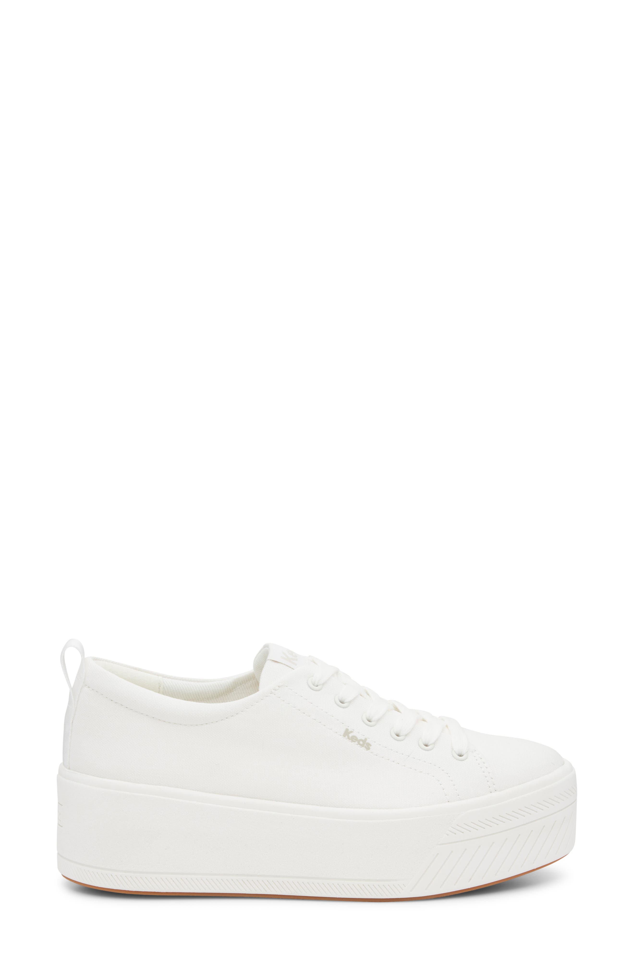 Keds<sup>®</sup> Sklyer Platform Sneaker, Alternate, color, White Canvas