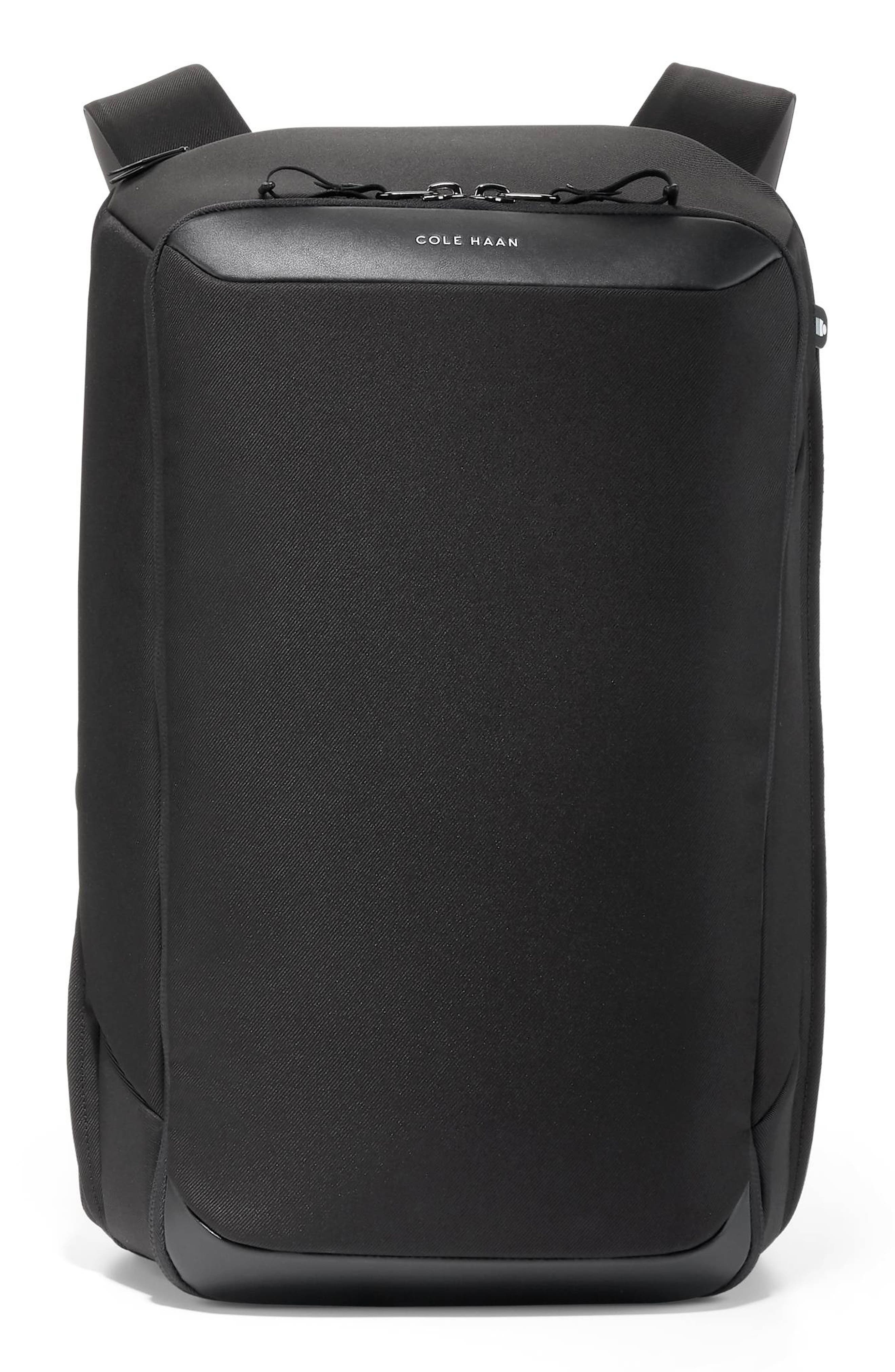 Cole Haan ZeroGrand 72 Hour Leather Backpack, Main, color, 