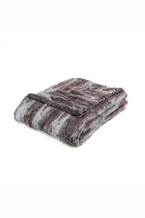 Mammoth Memories Faux Fur Throw Blanket
