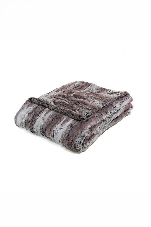 Sea To Me Blankets Mammoth Memories Faux Fur Throw Blanket in Brown/grey Multi  product