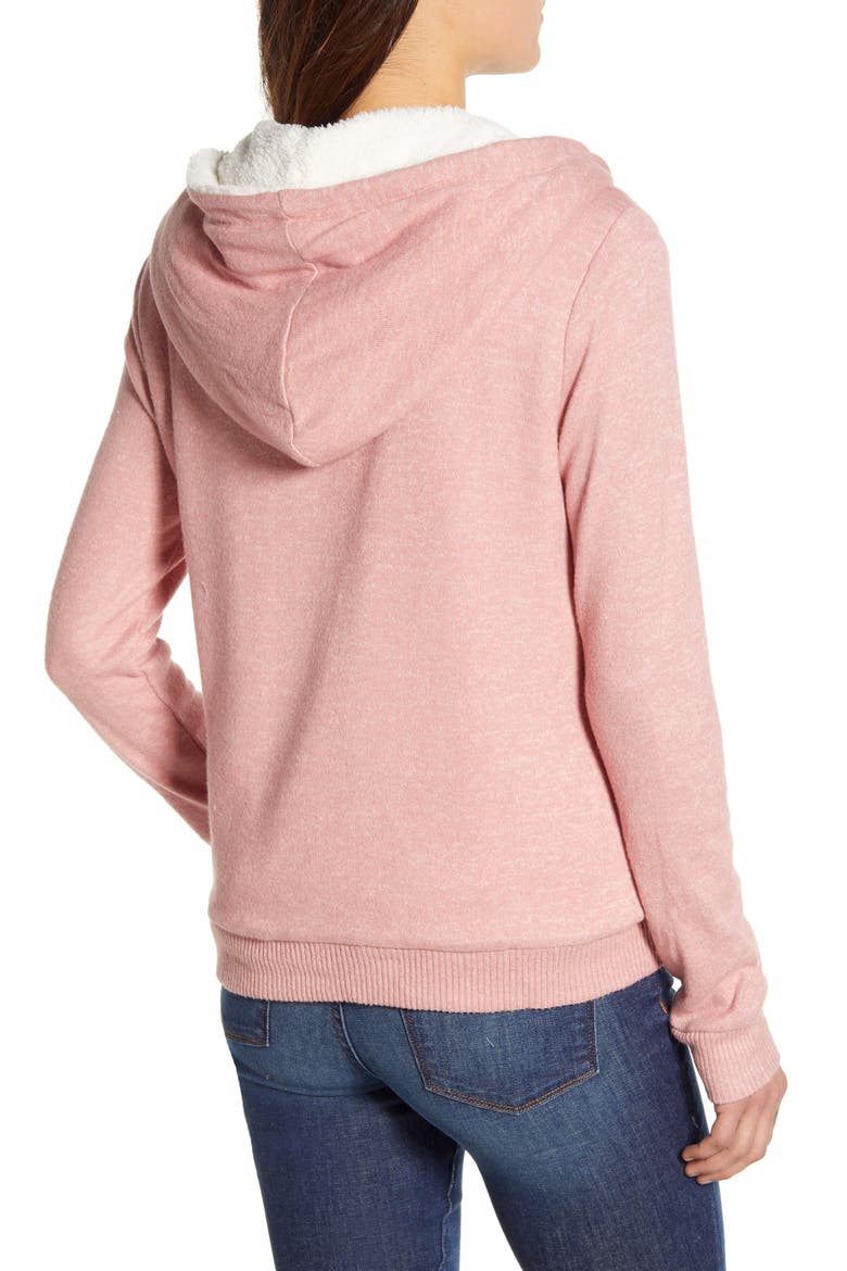 Hooded Jacket, Alternate, color, PEACH BEIGE/ SUGAR