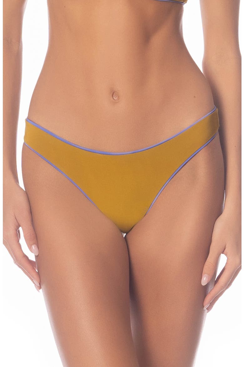 Deep Periwinkle Flirt Reversible Bikini Bottoms, Alternate, color, BLUE