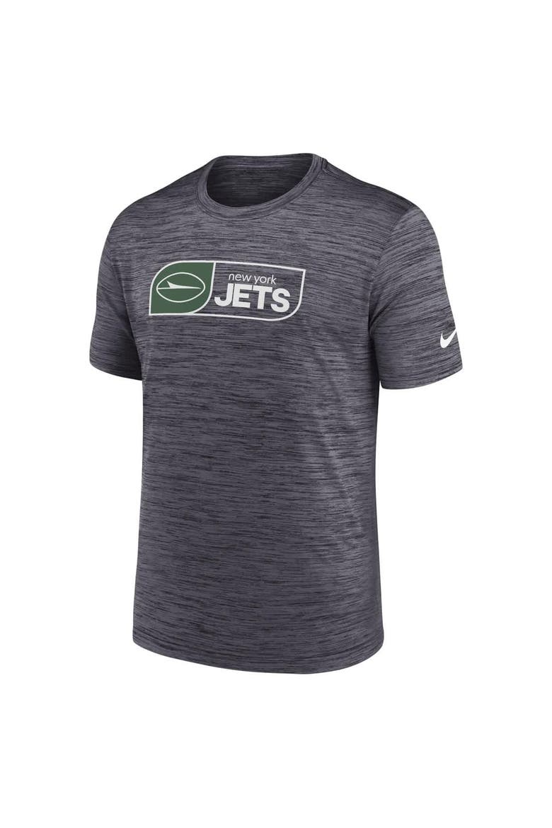 Men's Nike Black New York Jets Big & Tall Velocity Jock Tag Performance T-Shirt, Alternate, color, Black