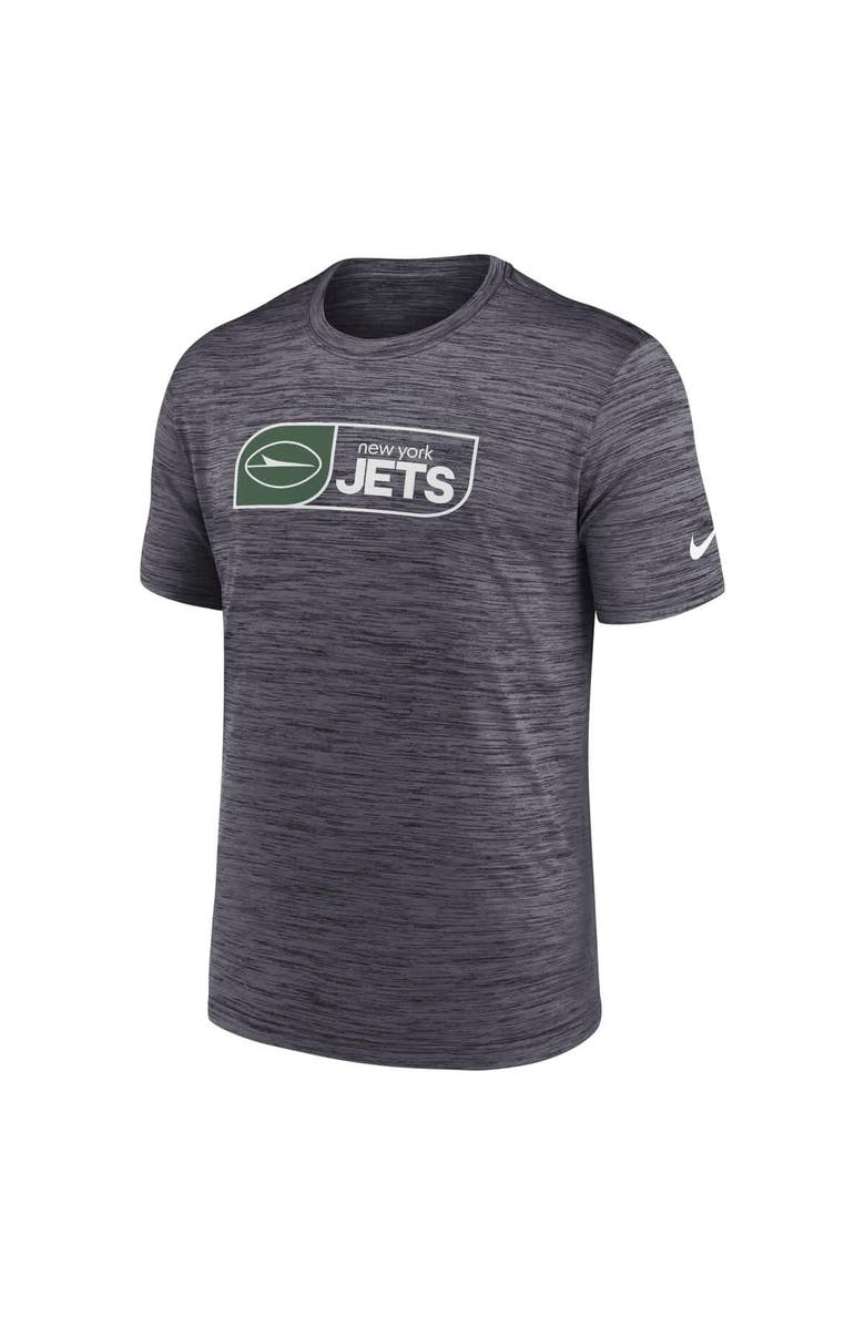 Nike Men's Nike Black New York Jets Big & Tall Velocity Jock Tag Performance T-Shirt, Alternate, color, Black