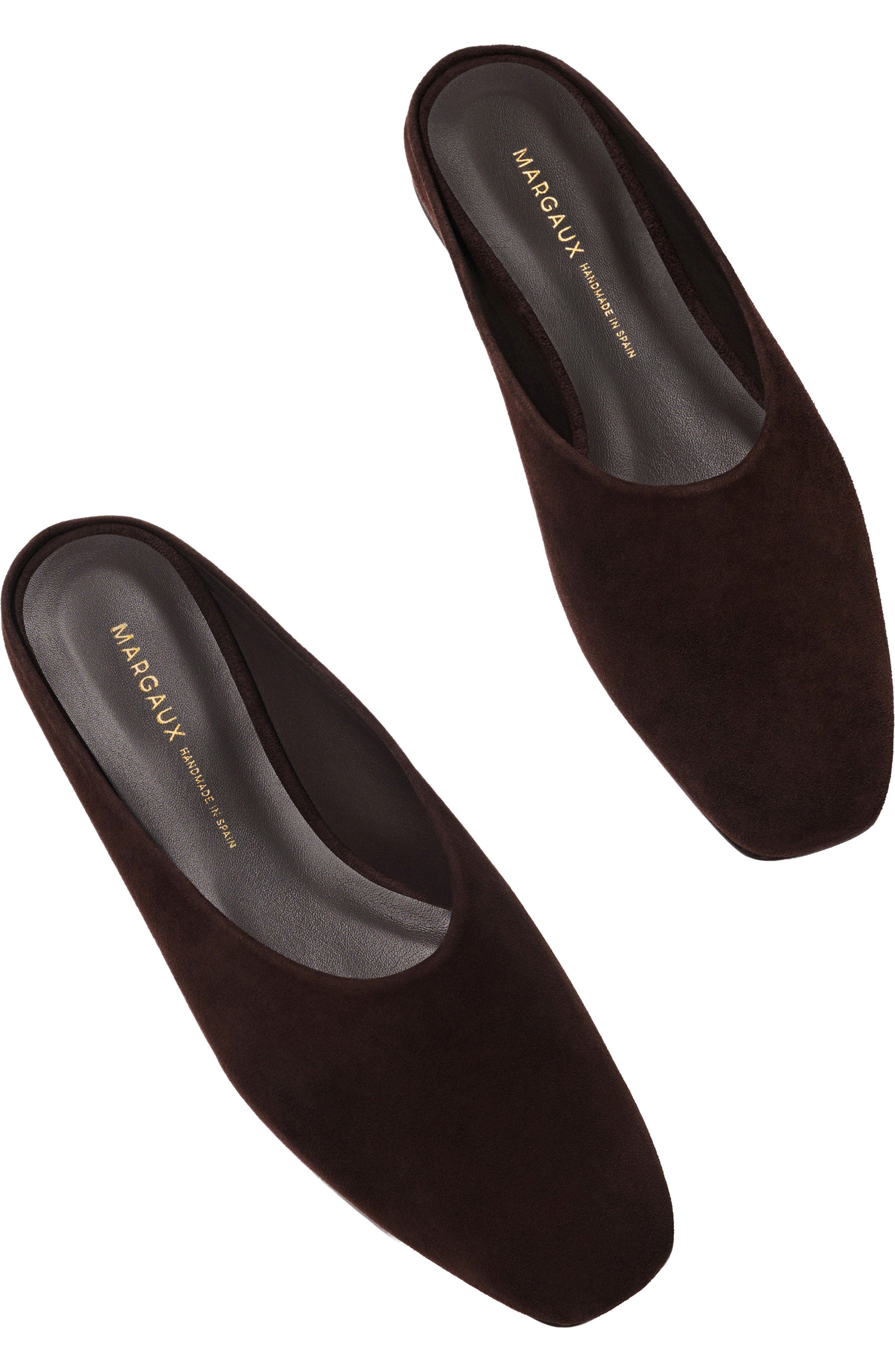 The Clara Mules, Alternate, color, Espresso Suede